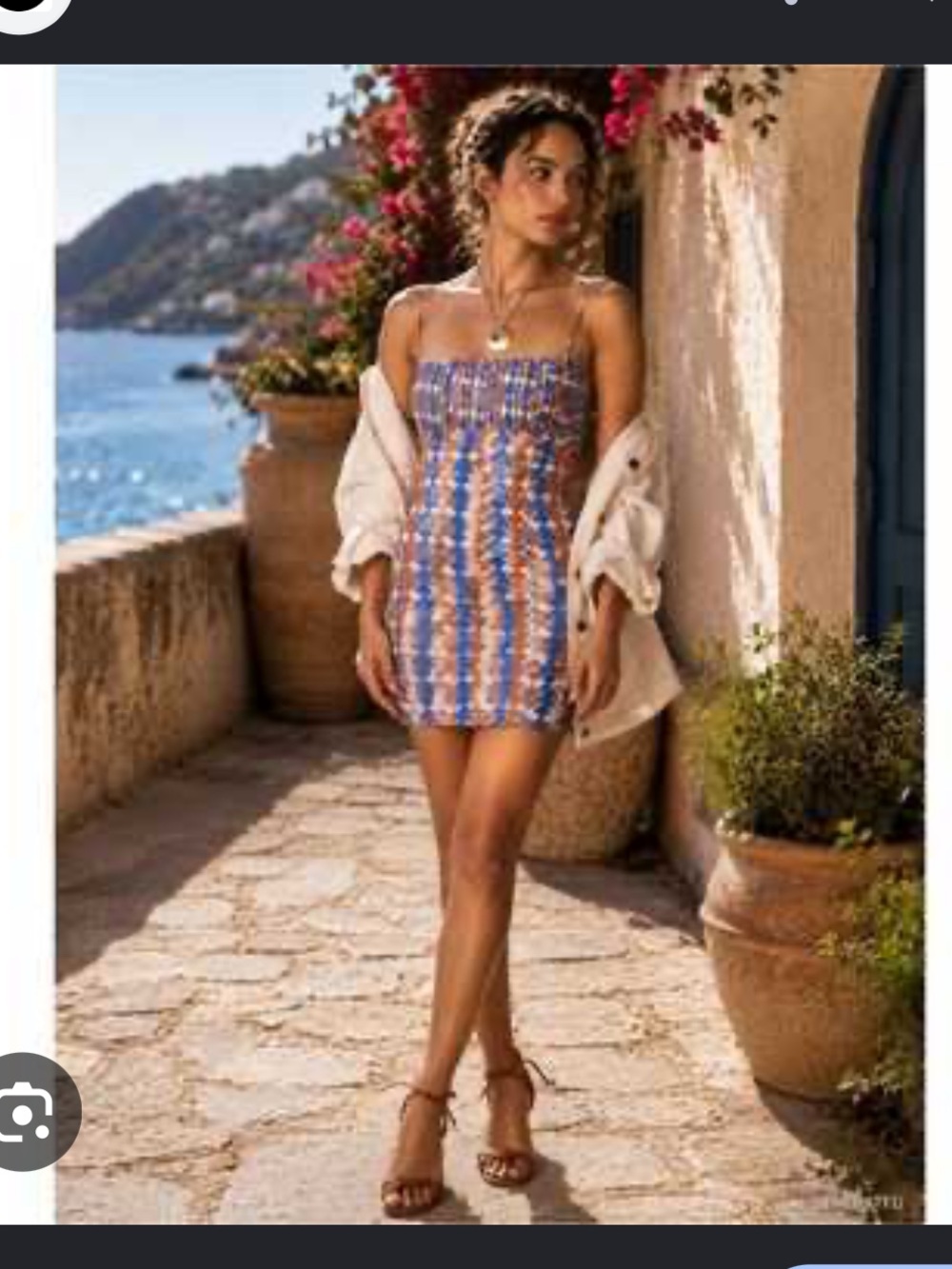 Maeve by Anthropologie Smocked Mini Dress